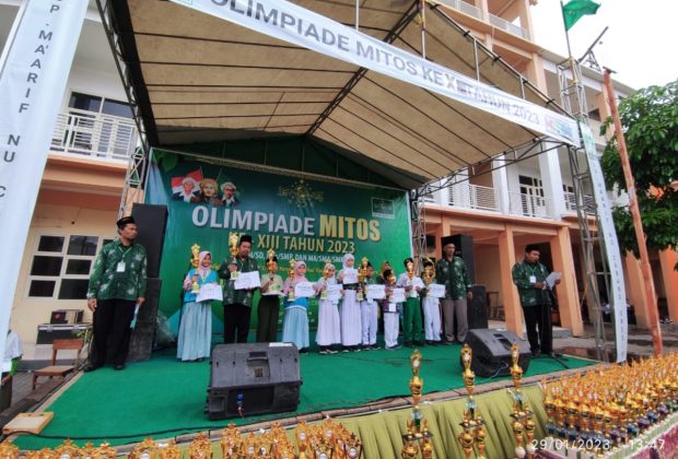 Sukses Gelar Olimpiade MITOS 2023 LP Maarif NU Gresik Pacu Semangat