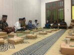 SOSIALISASI. Kelompok Bimbingan Ibadah Haji dan Umrah Majelis Wakil Cabang Nahdlatul Ulama Bungah (KBIHU MWCNU Bungah) menyosialisasikan pembimbingan jamaah haji tahun 1445 Hijriah serta doa bersama. Foto: dok LTN MWCNU Bungah/NUGres