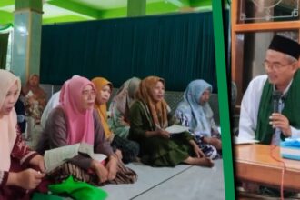 Pimpinan Ranting Fatayat NU Lowayu dan BKMM menggelar Ngaji Adabul Mar'ah selama bulan suci Ramadan 1445 H. Foto: dok PR Fatayat NU Lowayu/NUGres