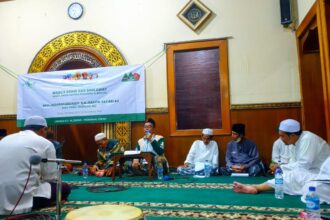 Majelis Sholawat dan Dzikir Rijalul Ansor Ranting Pekauman dan Bedilan gelar rangkaian Haul Hadratussyaikh KH M Hasyim Asy'ari dan Muassi NU, Selasa (19/3/2024) malam. Foto: dok PR GP Ansor Pekauman dan Bedilan/NUGres