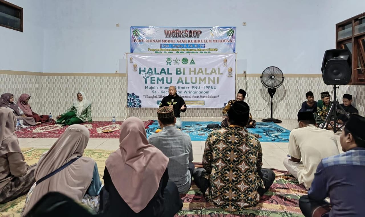 Majelis Alumni Dorong Kader Ipnu Ippnu Wringinanom Gresik Rawat Aset