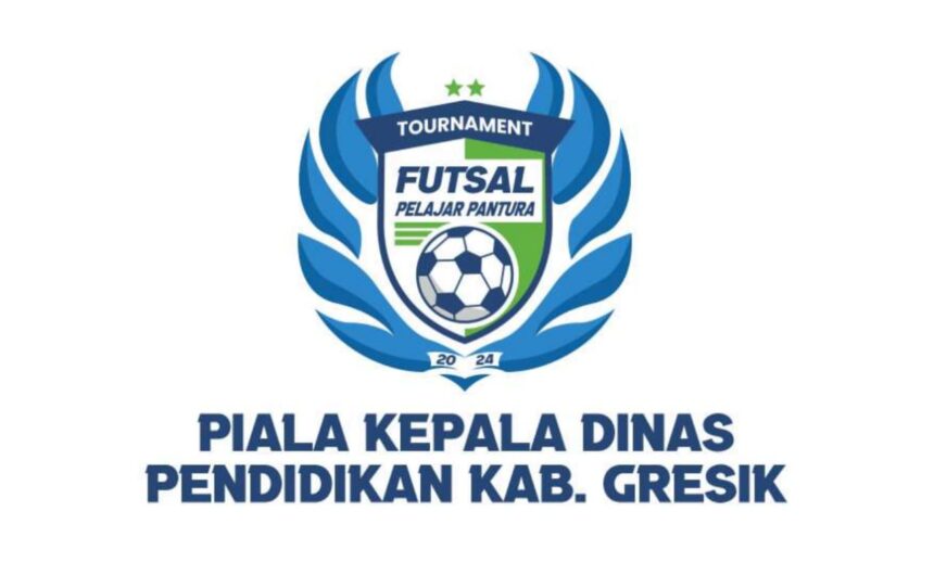 Logo Turnamen Futsal Pelajar Pantura Vol 0.2 yang akan digelar oleh PAC IPNU IPPNU Duduksampeyan. Foto: dok PAC IPNU IPPNU Duduksampeyan/NUGres