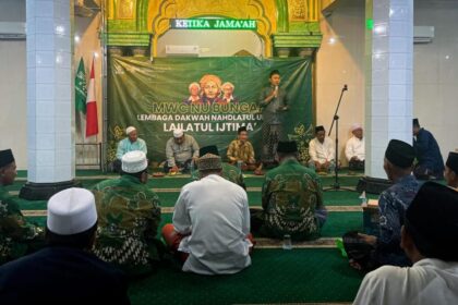 Lailatul Ijtima' MWCNU Bungah berlangsung di Dusun Pereng Kulon Desa Melirang Gresik, Kamis (30/5/2024). Foto: dok LTN MWCNU Bungah/NUGres