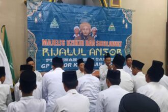 Pimpinan Anak Cabang (PAC) Majelis Dzikir dan Sholawat Rijalul Ansor (MDS RA) Kedamean, Sabtu (25/5/2024). Foto: dok PAC MDSRA Kedamean/NUGres