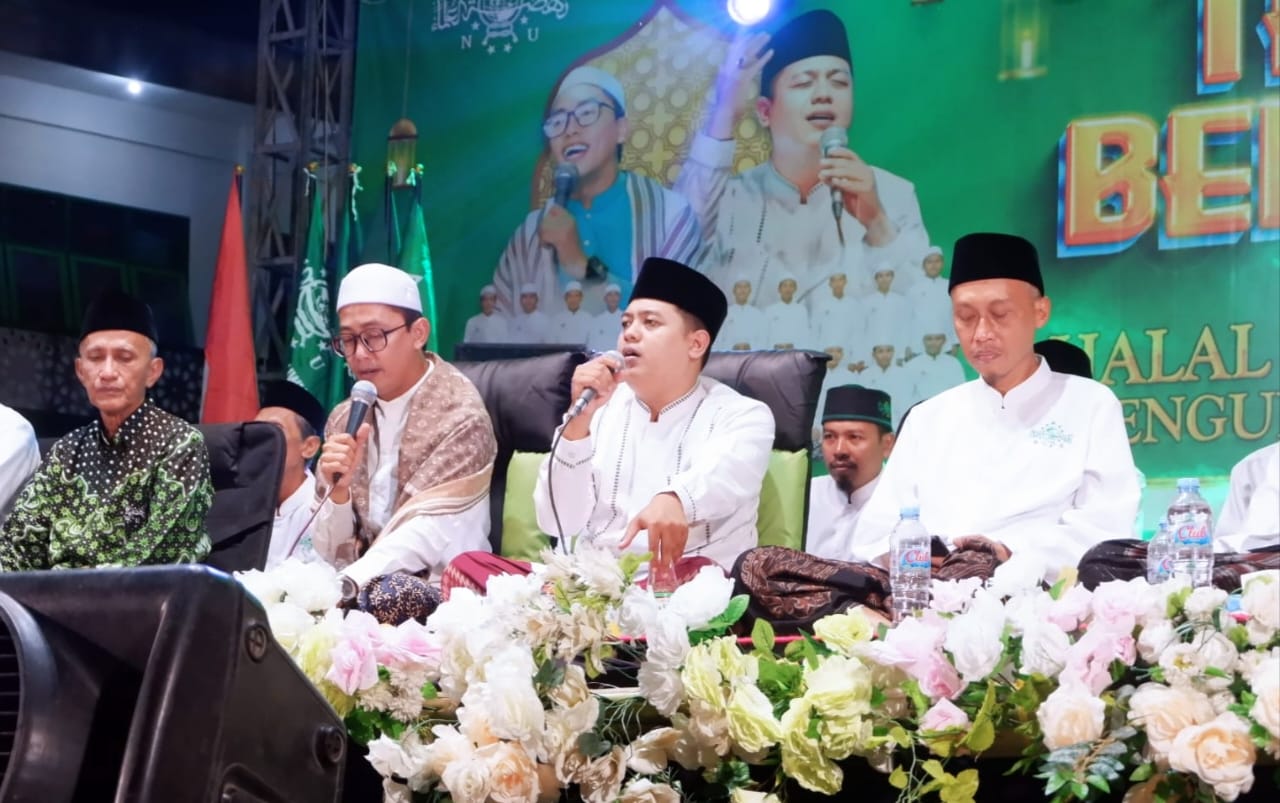 Tebuwung Bersholawat di Pondok Pesantren Al Karimi Tebuwung Dukun Gresik. Foto: dok PRNU Tebuwung/NUGres