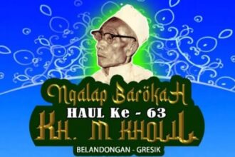 Flyer Publikasi "Ngalap Barokah" Haul ke-63 KH M Kholil Belandongan Gresik. Foto: Panitia Haul/NUGres