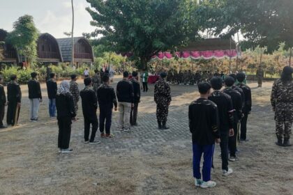 PAC GP Ansor bersama Satkoryon Ujungpangkah Gresik menyelenggarakan Diklatsar Banser XXIX, 12 - 14 Juli 2024. Foto: dok PAC GP Ansor Ujungpangkah/NUGres