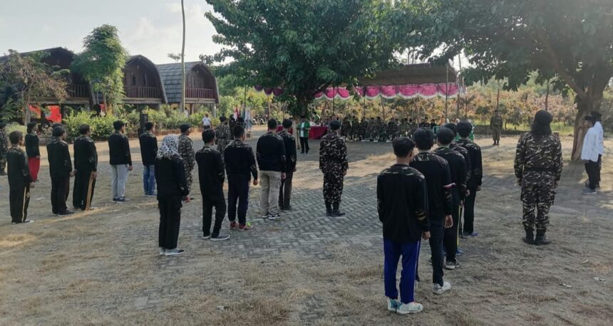 PAC GP Ansor bersama Satkoryon Ujungpangkah Gresik menyelenggarakan Diklatsar Banser XXIX, 12 - 14 Juli 2024. Foto: dok PAC GP Ansor Ujungpangkah/NUGres