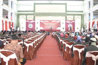 Grand Launching Program Studi Doktor PAI UNKAFA Gresik diwarnai dengan Dialog Kebangsaan dan penandatanganan kerja sama puluhan perguruan tinggi, digelar pada Rabu (21/8/2024). Foto: dok UNKAFA/NUGres