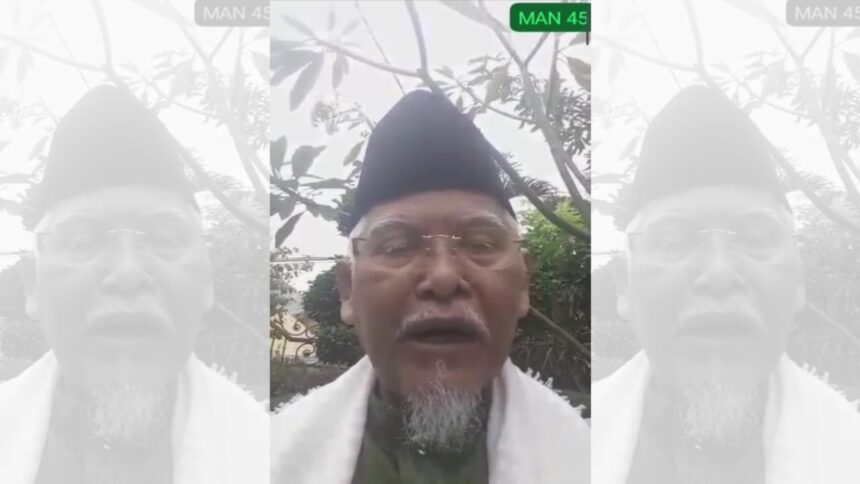 Video nasihat masyayikh Gresik, almarhum almaghfurlah KH Robbach Ma'sum beredar luas. Foto: tangkapan layar, ist/NUGres