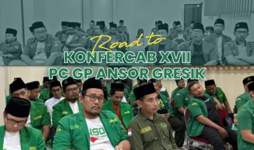 Jelang perhelatan Konfercab XVII PC GP Ansor Gresik telah menggelar Rapat Koordinasi. Foto: ist/NUGres