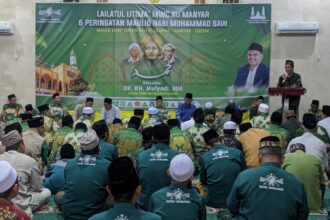 Lailatul Ijtima' MWCNU Manyar berlangsung di Ranting NU Gumeno, Rabu (18/9/2024). Foto: dok PRNU Gumeno/NUGres