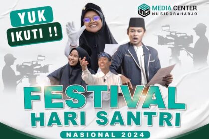 Pengurus Ranting Nahdlatul Ulama (PRNU) Sidoraharjo bersama Media Center NU Sidoraharjo Kedamean Gresik, menggelar Festival Hari Santri Nasional (HSN) 2024. Foto: ist/NUGres