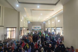 Salah satu penampakan suasana Festival Santri 2024 di Aula Lantai 3 Gedung PCNU Gresik, Kamis (24/10/2024). Foto: Luthfi/NUGres