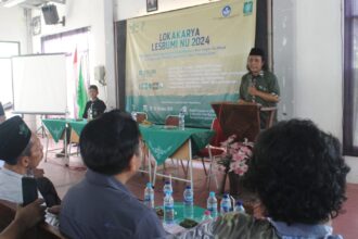 Ketua Lesbumi PBNU, KH Jadul Maula saat menyampaikan sambutan pembukaan dalam Lokakarya Lesbumi NU 2024, Selasa (29/10/2024). Foto: Chidir/NUGres