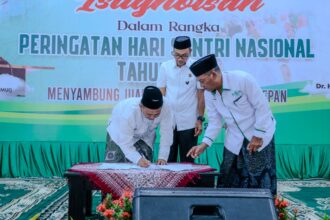 Pengurus Cabang Nahdlatul Ulama (PCNU) Gresik menjalin kerja sama dengan Badan Pertanahan Nasional (BPN) Kabupaten Gresik guna melindungi aset tanah NU, Rabu (30/10/2024). Foto: ist/NUGres