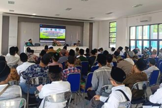 Utusan takmir masjid dari Wakil Cabang NU se-Cabang Gresik mengikuti kegiatan Bimbingan Teknis (Bimtek) Masjid Transformer Angkatan ke-I yang diseleksi oleh PC LTMNU Gresik, Sabtu (12/10/2024). Foto: dok PC LTMNU Gresik/NUGres