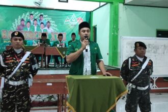 Konfercab ke-XVII PC GP Ansor Gresik menetapkan Mukhamad Ludfi Khambali Abdillah sebagai Ketua PC GP Ansor Gresik 2024 - 2028, Ahad (13/10/2024) dini hari. Foto: NUGres