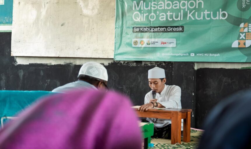 Dalam rangka Peringatan Hari Santri Nasional 2024 RMI MWCNU Bungah menggelar Musabaqoh Hifdzil Qur’an (MHQ) dan Musabaqah Qira'atul Kitab (MQK) se-Kabupaten Gresik, Sabtu (26/10/2024). Foto: dok LTN MWCNU Bungah/NUGres