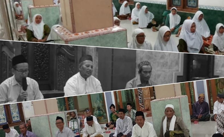 Memperingati Hari Santri Nasional 2024, Pengurus Ranting NU bersama warga NU Kisik Bungah Gresik kenang jasa Santri dan Kiai. Foto: dok PRNU Kisik/NUGres