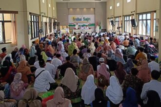 Suasana penutupan Festival Santri 2024 PCNU Gresik, Sabtu (26/10/2024) yang sedianya telah berlangsung hampir sepekan dipusatkan di Gedung PCNU Gresik. Foto: Luthfi/NUGres