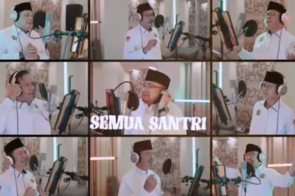 Klip video Theme Song Hari Santri Nasional 2024. Foto: YouTube Kemenag RI/NUGres