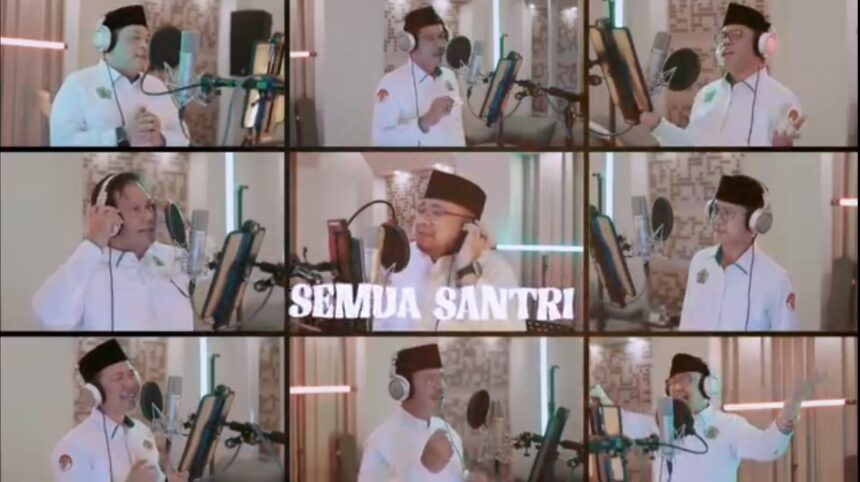 Klip video Theme Song Hari Santri Nasional 2024. Foto: YouTube Kemenag RI/NUGres