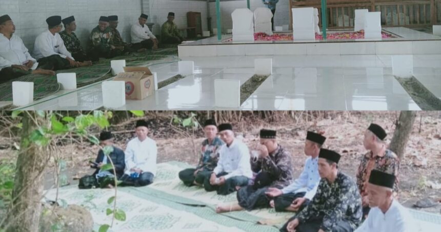 Majelis Wakil Cabang Nahdlatul Ulama (MWCNU) Dukun kembali melaksanakan rangakaian acara kedua Peringatan Hari Santri Nasional 2024 dengan ziarah Muassis dan Tokoh NU, Ahad (20/10/2024). Foto: dok MWCNU Dukun/NUGres