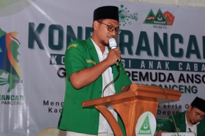 Ketua Pimpinan Anak Cabang (PAC) GP Ansor Panceng masa khidmat 2024 - 2027, Mohammad Niam Shofi. Foto: dok PAC GP Ansor Panceng/NUGres