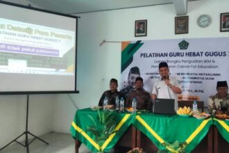 Peringati Hari Guru Nasional 2024, KKMI Gugus 7 Mengare Komplek Gresik Selenggarakan Pelatihan Guru Hebat, Selasa (26/11/2024). Foto: dok KKMI Gugus 7 Mengare Komplek/NUGres