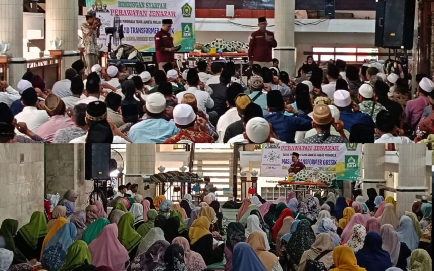 Peserta Membludak, Kala PC LTMNU Gresik Gelar Pelatihan Perawatan Jenazah dan Bentuk Tim Sukarelawan Pembantu Kifayah, Ahad (24/11/2024). Foto: dok PC LTMNU Gresik/NUGres