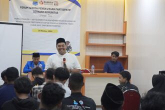 Bawaslu menggandeng Pergerakan Mahasiswa Islam Indonesia (PMII) Cabang Gresik, dengan mengadakan Forum Warga Pengawasan Partisipatif Berbasis Komunitas. Kegiatan ini berlangsung di Gedung PCNU Gresik, Kamis (31/10/2024) malam. Foto: dok PC PMII Gresik/NUGres