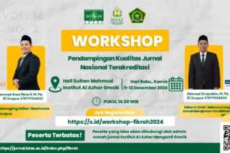 Workshop Pendampingan Kualitas Jurnal Nasional Terakreditasi yang akan digelar 11 - 12 Desember 2024. Foto: ist/NUGres