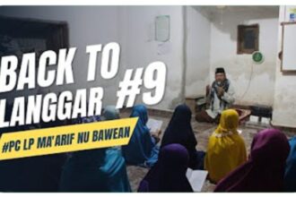 Back to Langgar jadi ikhtiar PC LP Ma'arif NU Bawean untuk mencegah kenakalan remaja dan mempersiapkan masa depan generasi penerus di Pulau Bawean Kabupaten Gresik. Foto: thumbnail YouTube Media Ma'arif NU Bawean/NUGres