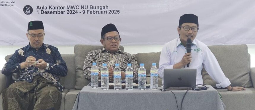 PCNU Gresik Gelar Sosialisasi dan Bimtek Pengukuran Kinerja Jam'iyah di MWCNU Bungah, Rabu (25/12/2024). Foto: dok LTN MWCNU Bungah/NUGres