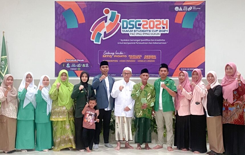 Pembukaan Dukun Student Cup (DSC 2024) PAC IPNU IPPNU Dukun, berlangsung Ahad (22/12/2024), nampak dihadiri Rais Syuriyah dan Ketua Tanfidziyah MWCNU Dukun serta badan otonom NU. Foto: dok PAC IPNU IPPNU Dukun/NUGres