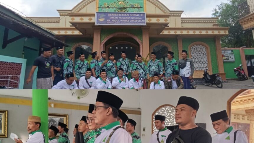 Pimpinan Ranting (PR) GP Ansor Gedangan Sidayu Gresik menyelenggarakan kegiatan "Sido Budal" Ziarah Muassis NU dan Sowan Masyayikh, Jumat (27/12/2024). Foto: dok PR GP Ansor Gedangan/NUGres