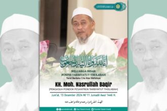 Flyer publikasi dukacita di akun official Yayasan Pondok Pesantren Tarbiyatut Tholabah Kranji Lamongan. Foto: Instagram @pondokkranji/NUGres