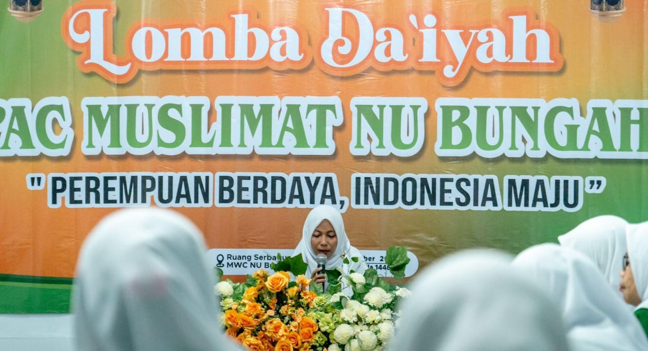 memberikan ruang agar para kader Muslimat berani menjadi dai-dai yang keren. Foto: dok LTN MWCNU Bungah/NUGres