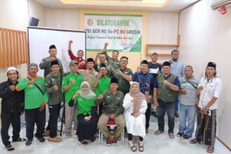 Siaga bencana alam, silaturahim dan Koordinasi dilakukan LPBI SER NU Gresik bersama dengan para relawan NU se-Gresik di Gedung PCNU Gresik, Ahad (22/12/2024). Foto: dok PC LPBI SER-NU Gresik/NUGres