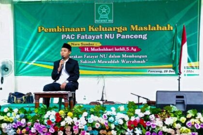 Pimpinan Anak Cabang (PAC) Fatayat NU Panceng menggelar pembinaan Keluarga Maslahah, Sabtu (28/12/2024). Foto: dok PAC Fatayat NU Panceng/NUGres