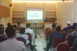 Sosialisasi dan Bimbingan Teknis Pengukuran Kinerja Jam'iyyah pada MWCNU se-Cabang Gresik di Hall Meeting Lantai 2 Gedung NU Gresik, Senin (16/12/2024). Foto: NUGres