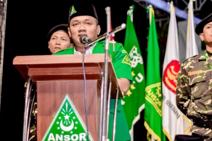 Ketua Pimpinan Anak Cabang (PAC) Gerakan Pemuda (GP) Ansor Benjeng, Hanif Romadhon. Foto: dok PAC GP Ansor Benjeng/NUGres