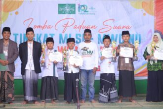 Upaya nemeriahkan Hari Lahir (Harlah) ke-102 Nahdlatul Ulama, MWCNU Wringinanom menggelar berbagai lomba untuk siswa-siswi se-Kecamatan Wringinanom, Gresik, Ahad (12/1/2025). Foto: dok MWCNU Wringinanom/NUGres