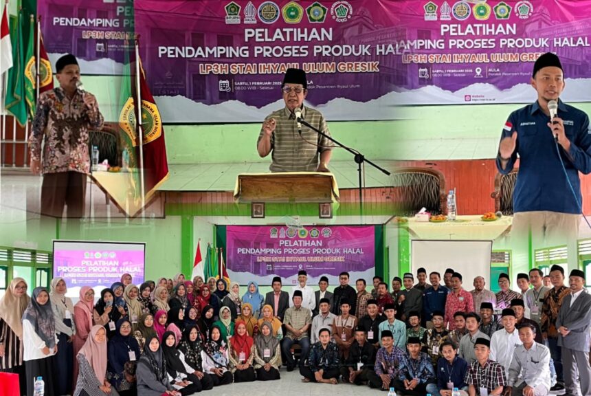 Lembaga Pendamping Proses Produk Halal (LP3H) STAI Ihyaul Ulum Gresik melaksanakan Pelatihan Pendamping Halal pada Sabtu - Selasa, 1 - 4 Februari 2025, sebagai rangkaian rekrutmen pendamping halal. Foto: dok LP3H STAI Ihyaul Ulum Gresik/NUGres