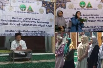 Rutinan Jumat Kliwon PR IPNU IPPNU Belahanrejo, Kedamean, Gresik, berlangsung pada Jumat (14/2/2025) malam, kegiatan ini menjadi medium Silaturahim dan Pembelajaran. Foto: dok PR IPNU IPPNU Belahanrejo/NUGres