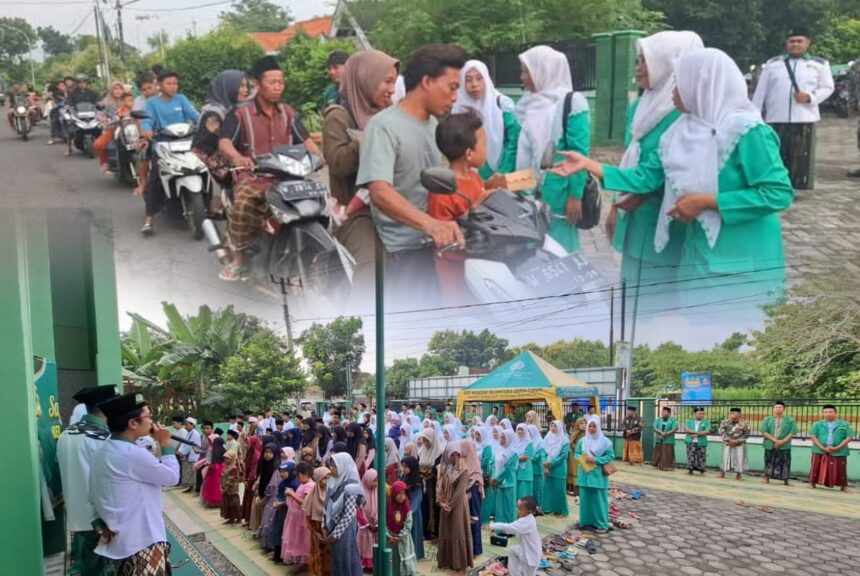 PAC GP Ansor bersama Fatayat NU Dukun menggelar kegiatan bertajuk Peduli dan Berbagi di Bulan Suci Ramadhan 1446 H. Foto: dok PAC Fatayat NU Dukun/NUGres