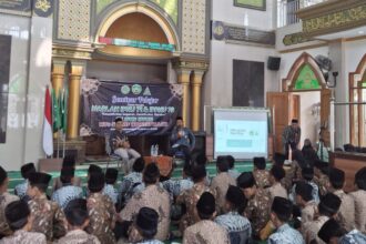 PK IPNU IPPNU MTs Syarif Hidayatulloh Kemuning Gresik Peringati Harlah IPNU ke-71 dan IPPNU ke-70. Foto: dok PK IPNU IPPNU MTs Syarif Hidayatulloh Kemuning/NUGres