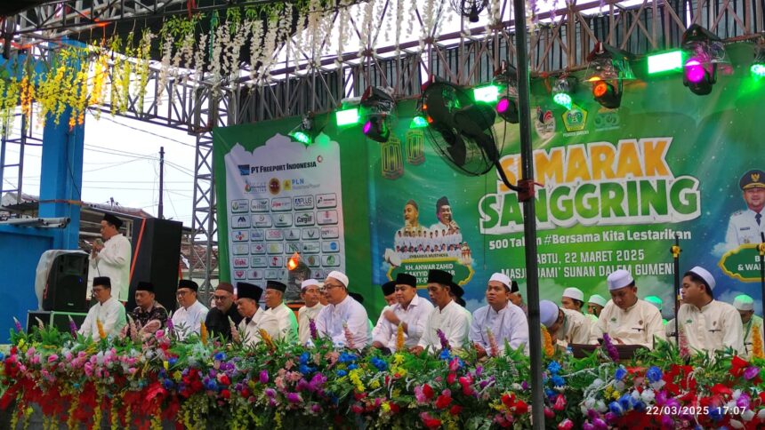 Puncak Semarak 500 Tahun Tradisi Sanggring Gumeno berlangsung sukses dan penuh khidmat, Sabtu (22/3/2025). Foto: NUGres